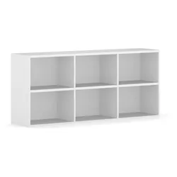 Bücherregal INTEGRO mit Regalen, hoch, weiß