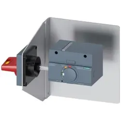 Siemens 3VA92570PK57 Seitenwand-Drehantrieb Not-Halt IEC IP65 mit Montagewinkel Beleuchtungs-Kit 24V