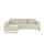 Switch Eckcouch Mikrofaser 3-Sitzer Grau