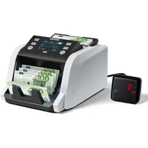 Vevor Geldzählmaschine, 1200 Banknoten pro Minute, Banknotenzählmaschine mit Wertzählung, UV/MG/IR/DD/DBL/HLF/CHN-Fälschungserkennung, TFT-Display, für Gemischte Stückelungen von Dollar & Euro