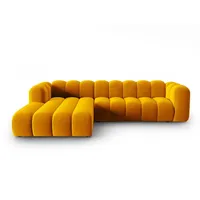 Micadoni Ecksofa Lupine, modular 4-Sitzer gelb