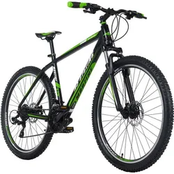 KS CYCLING MTB-Hardtail Mountainbike Hardtail, Schwarz, 51