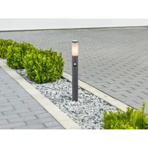 meineWunschleuchte Wegeleuchte grau 80 cm inkl. Bewegungsmelder