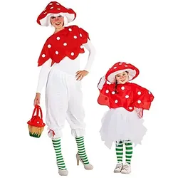 Fliegenpilz-Kragen für Kinder und Erwachsene