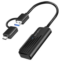 Logilink USB-C auf USB-A Adapter 0,2 m Schwarz
