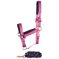 Harry's Horse Halfterset Satin Eli rosa - Shetty