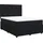 vidaXL Boxspringbett 140 x 200 cm Schwarz