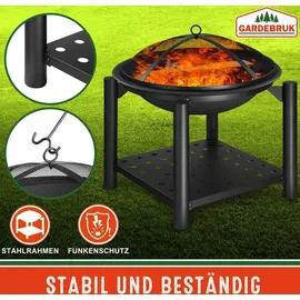 Gardebruk Feuerschale Ø 55 cm Schwarz