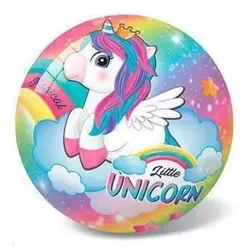 Gummiball mit Einhornmotiv - 23 cm
