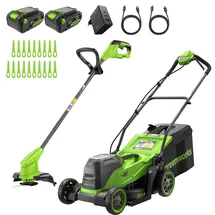 Greenworks 48V (24V x 2) Akku-Rasenmäher inkl. 1 x 4,0 Ah