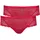 LISCA Brasilslip LISCA "2er Pack Damen Brazilian Slip Evelyn", Damen, Gr. 36, rot, Spitze, Obermaterial: 80% Polyamid PA. 20% Elasthan EL., Unterhosen