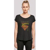 F4NT4STIC Long Cut T-Shirt DC Comics Superman Shield in