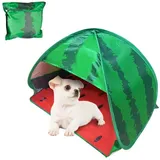 LuxusKollektion Wurfzelt Hundestrandzelt Sonnenschutz Wassermelone Pop-up Mini Strandzelt grün