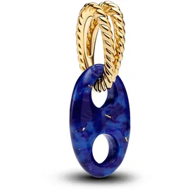 Pandora Charm-Anhänger Blau/Gold 764692C01