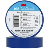 3M Deutschland PVC Elektro-Isolierband Temflex165 blau19X25
