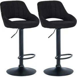 CLP Barhocker Milet 47 x 85 x 48 cm Schwarz