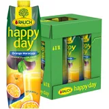 Rauch Happy Day Orange Maracuja | perfekte Geschmackskombination | exotischer Mix herrlicher Südfrüchte | mit viel Vitamin C | 6x 1l Tetra Prisma