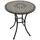 DEGAMO Bistrotisch SIENA Ø 60 x 70 cm Mosaik grau/Weiß/Schwarz