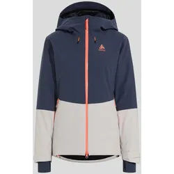 Odlo Jacket Insulated Ski Bluebird S-thermic silver cloud - india ink (10849) M