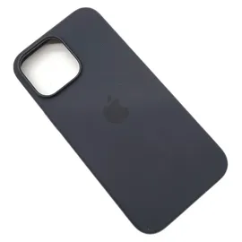 Apple iPhone 16 Pro Max Silikon Case mit MagSafe schwarz