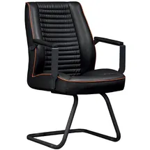 aea Chefsessel Kunstleder Schwarz
