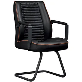 aea Chefsessel Kunstleder Schwarz