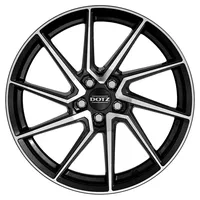 DOTZ Spa dark 7,5 x 17 5 x 114,3 ET38 Schwarz/Poliert