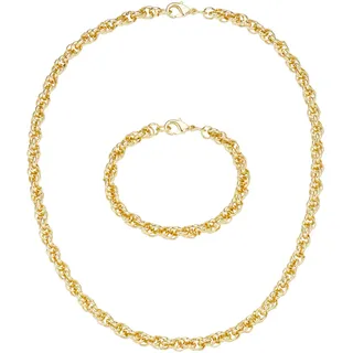FIRETTI Schmuckset gold