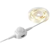 Conrad 2376398 LED-Streifen-Komplettset mit Bewegungsmelder mit Stecker 230 V 1.2 m Warmweiß