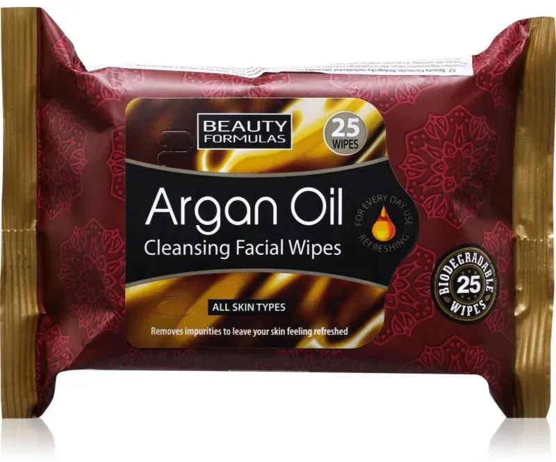Beauty Formulas Argan Oil feuchte Feuchttücher 25 St.