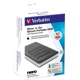 Verbatim Store ‘n’ Go Secure Portable 1 TB USB 3.1 53401