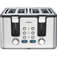 Arendo Toaster 4 kurze Schlitze, für 4 Scheiben, 1750