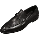 Sobzia Herren Slipper Sommer,Mokassins Herren Leder Slipper Weich Sommer Bootsschuhe Loafer Slip on Flache Pantoffeln Halbschuhe Business Leichte Hausschuhe Schuhe (Schwarz,48) - 48 EU