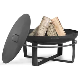 Cook King Feuerschale VIKING Ø 100 cm Schwarz