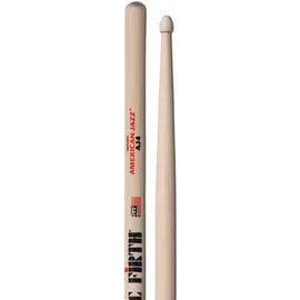 VIC FIRTH American Jazz Series Drumsticks - 4 - Wood Tip