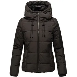 MARIKOO Damen Winter Jacke Übergangsjacke gesteppt Steppjacke warm mit Kapuze Shimoaa