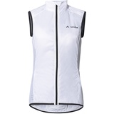 Vaude Damen Matera Air Vest, ultraleichte Windweste Radsport wasserabweisende Weste Rennrad Damen, winddichte Sportweste reflektierend, Weiß, 38