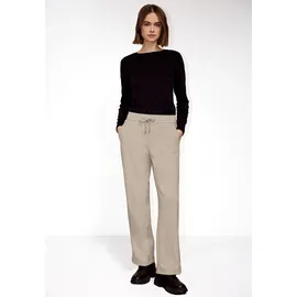 street one studio STREET ONE STUDIO, Damen, Gr. 46, Länge 30, buffed beige, Jeans, 69% Polyester, 27% Viskose, 4% Elasthan, unifarben, lang, Jeans, Middle Waist