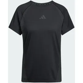 adidas Seamless Knitted T-Shirt schwarz|grau S