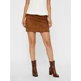 Vero Moda Lederimitatrock Damen Braun 38