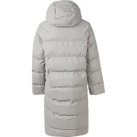 Weather Report Wintermantel WEATHER REPORT "Autumn", Damen, Gr. 44, beige (grau), 100% Polyester, unifarben, lang, ohne Ausschnitt, Mäntel Wintermantel, in modischem Stepp-Design