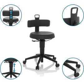HJH Office Top Work Flex Pu Kunstleder Schwarz