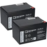 Q-Batteries Elektromobil 24V 2x 12LCP-12 12V - 13Ah AGM