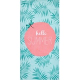 done.® Strandtuch »Hello Summer«, (1 St.), gemustert, mit Reisverschluss-Tasche für Wertgegenstände, bunt