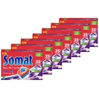 Somat All in 1 Extra Spülmaschinen Tabs (7 x 25 Tabs), Geschirrspül Tabs für strahlende Sauberkeit auch bei niedrigen Temperaturen, bekämpfen selbst verkrustete Rückstände