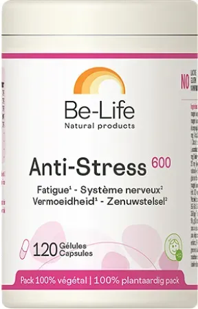 Be-Life Anti-Stress 600 Nahrungsergänzungsmittel 120 Säurefeste Kapseln
