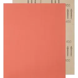 Papier Schleifbogen Korund 230x280mm BP A400 universell für Holz, Farbe und Lack