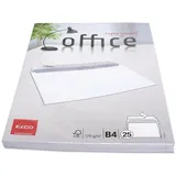 ELCO 74482.12 B4 ohne Fenster, Haftklebung, 120g/m2, weiß, 25 Stück