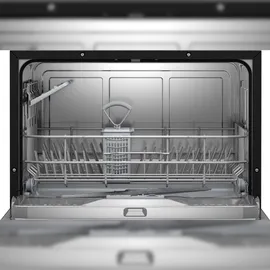 Bosch Serie 6 SKS6ITB00E Tischgeschirrspüler (freistehend, 551 mm breit, Schwarz)
