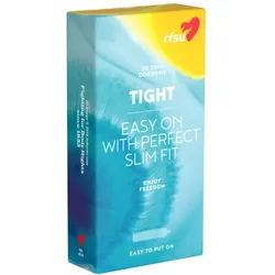 «Tight» (Slim Fit) schmale Kondome, die nicht abrutschen (30 Kondome) 30 St